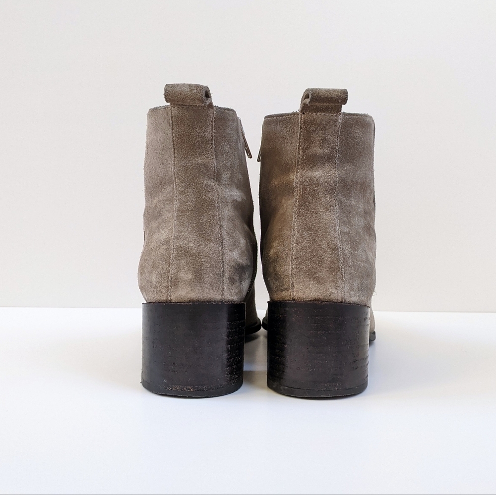 Everlane The Boss Gray Suede Leather Boots | Size 8 - Picture 6 of 11
